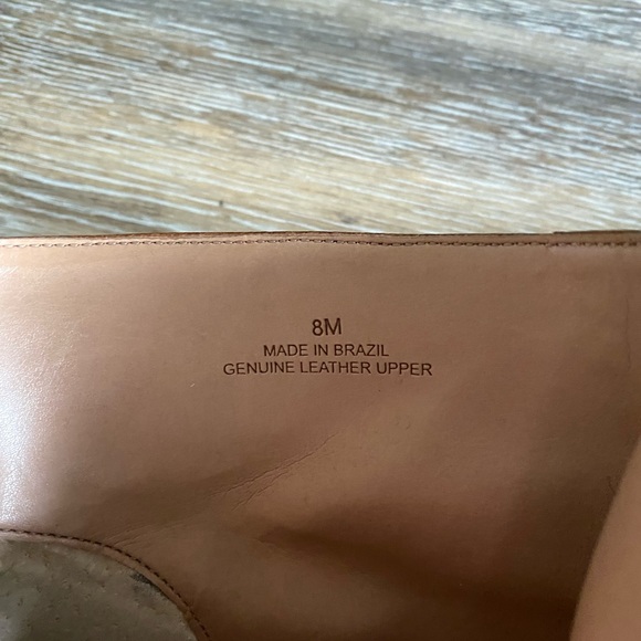 Anthropologie Brown Leather Ankle Boots - Picture 3 of 8